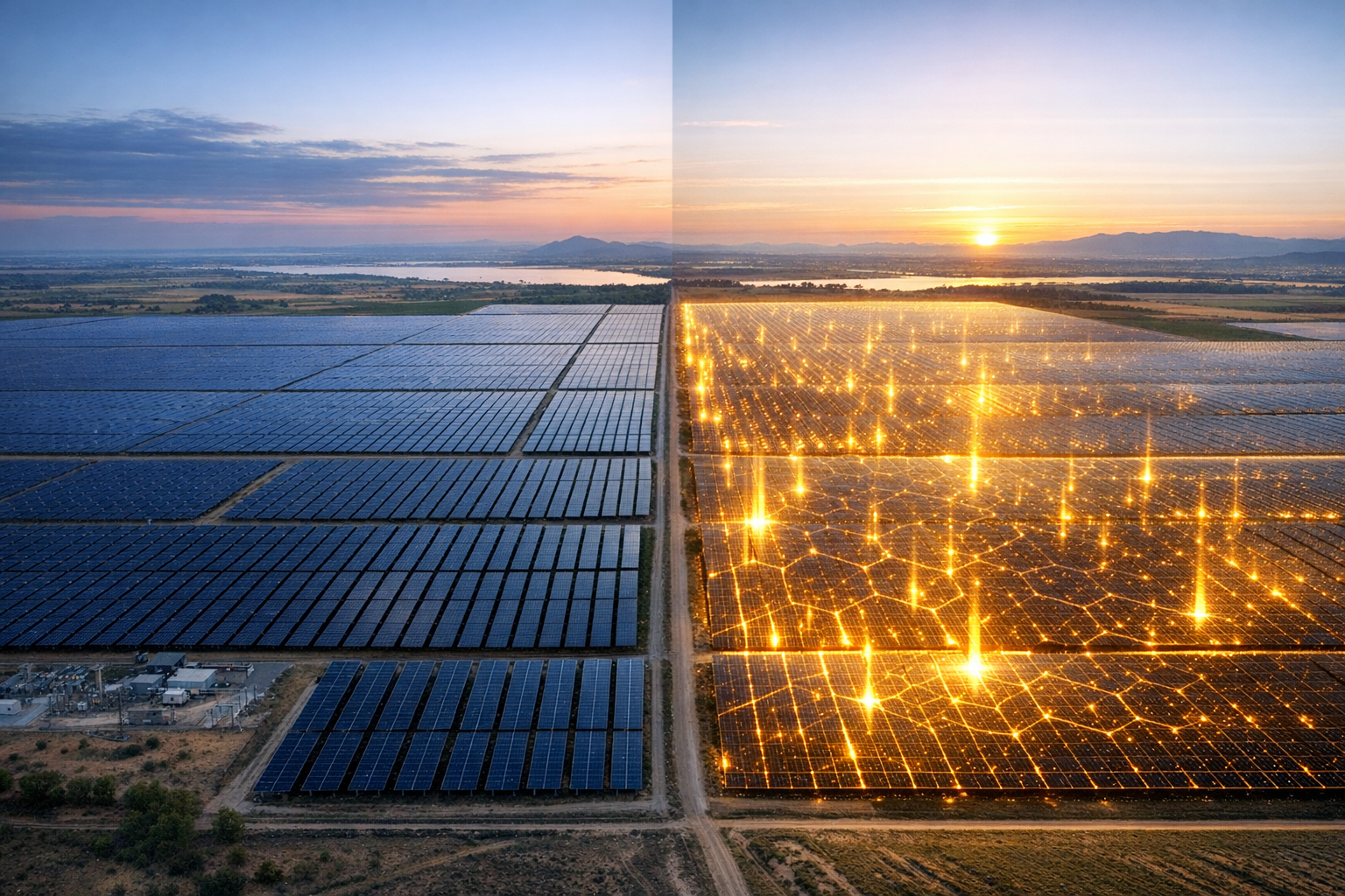 Civilization-scale solar farm with fractal-enhanced absorption